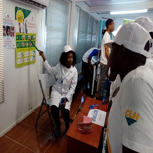 Actividade de sensibilização sobre saúde dentária